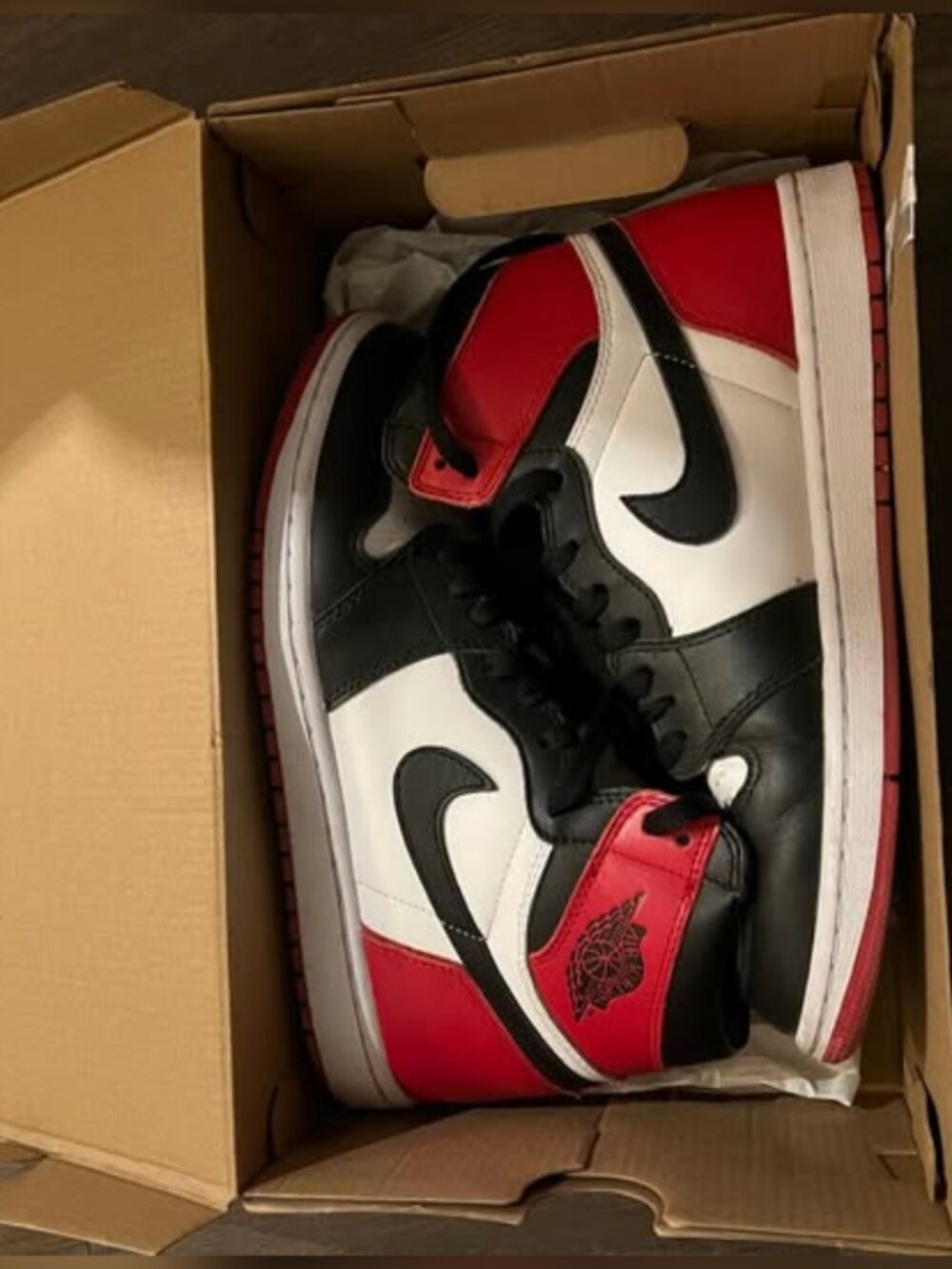 Air Jordan 1 Retro High OG 'Black Toe' 2016 - Size 9 Men